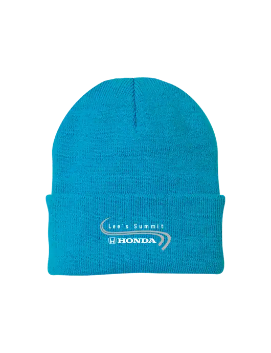 Sapphire Blue Knit Cap w/Lee's Summit Honda Logo
