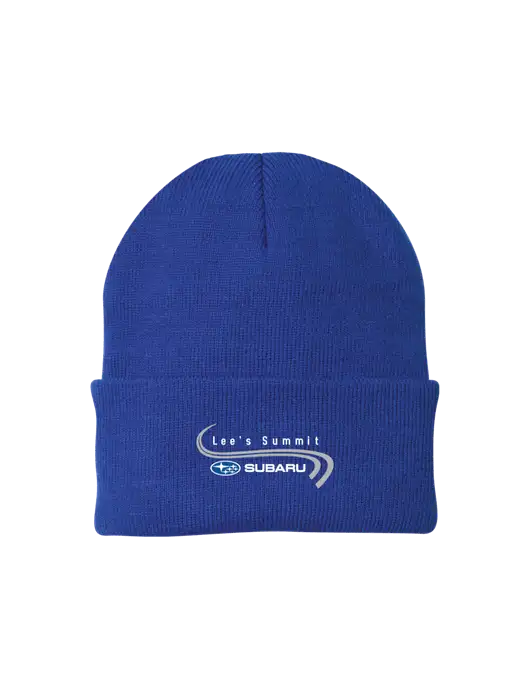 Royal Knit Cap w/Lee's Summit Subaru Logo
