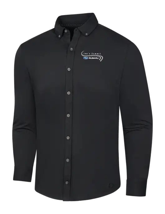 OGIO Blacktop Modern Code Stretch Button-Up Shirt w/Lee's Summit Subaru Logo
