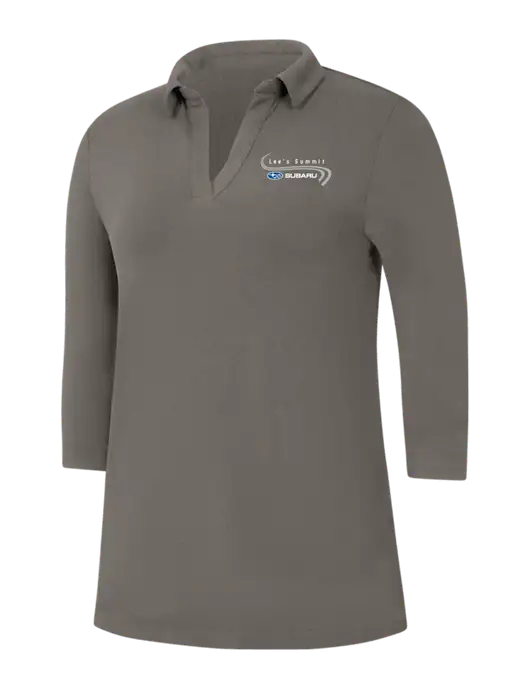 Womens Dark Grey Luxe Knit Tunic w/Lee's Summit Subaru Logo