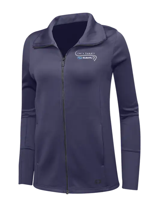 OGIO Navy Womens Endurance Modern Performance Full-Zip w/Lee's Summit Subaru Logo