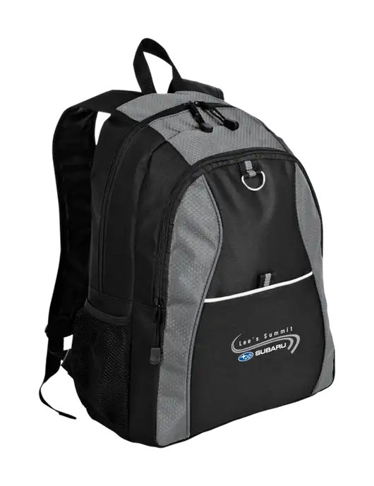 Honeycomb Grey/Black Backpack w/Lee's Summit Subaru Logo