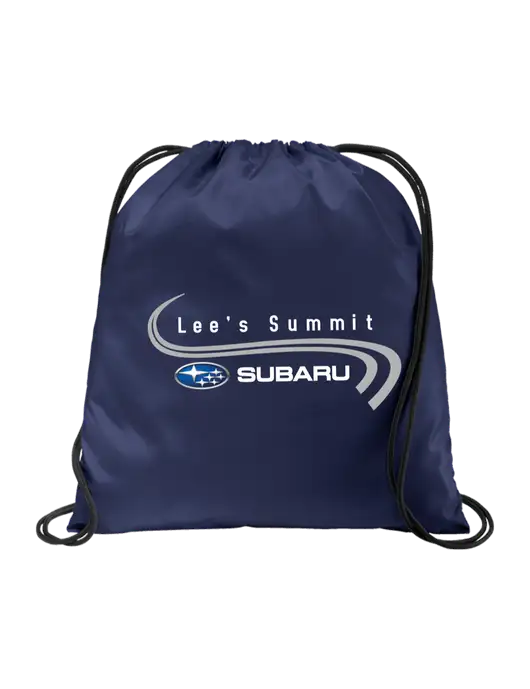 Drawstring  True Navy Cinch Pack w/Lee's Summit Subaru Logo