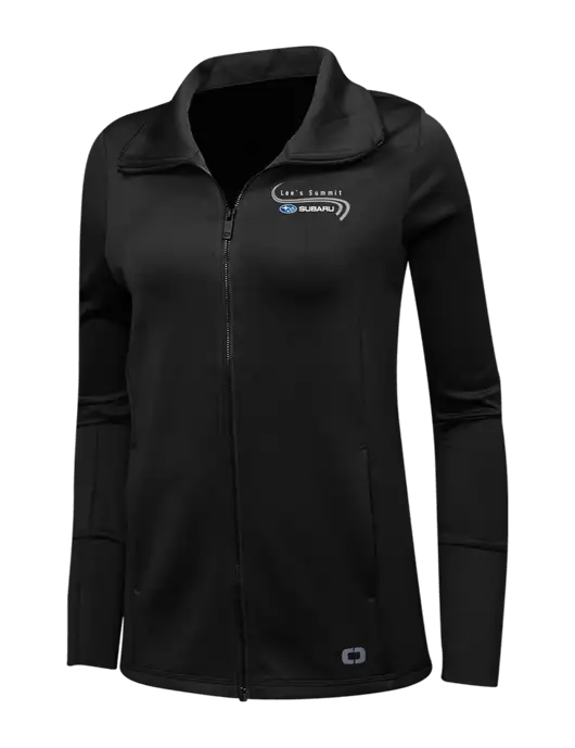 OGIO Black Womens Endurance Modern Performance Full-Zip w/Lee's Summit Subaru Logo