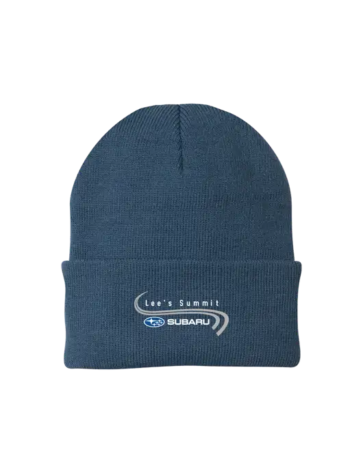 Dark Slate Knit Cap w/Lee's Summit Subaru Logo
