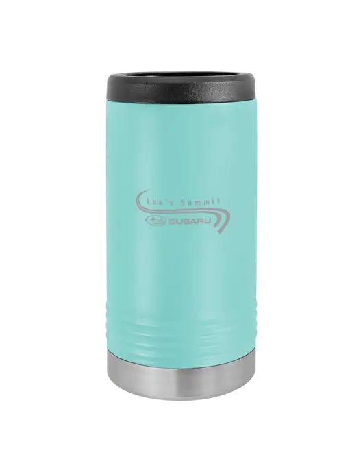 Polar Camel Powder Coated Seafoam Vacuum Insulated Slim Beverage Holder w/Lee's Summit Subaru Logo